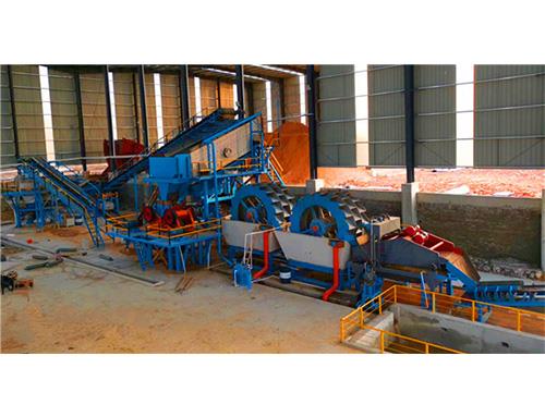 Sand making and washing production line